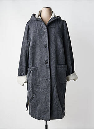 Veste casual col rond gris SHEEGO femme