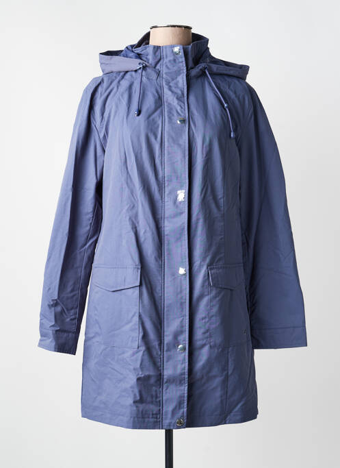 Parka manches longues sans capuche bleu SHEEGO femme