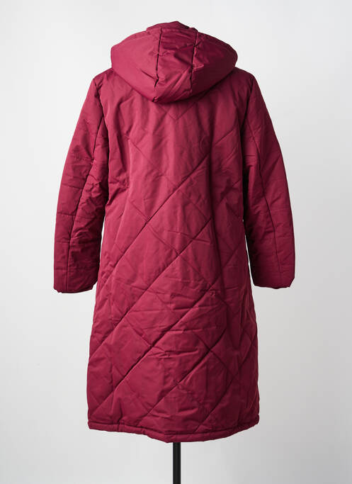 Doudoune poches a capuche rouge SHEEGO femme