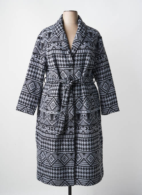 Manteau long noir SHEEGO femme