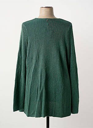Gilet manches longues stretch vert SHEEGO femme