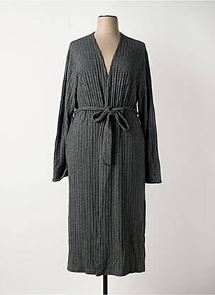 Gilet manches longues stretch gris SHEEGO femme