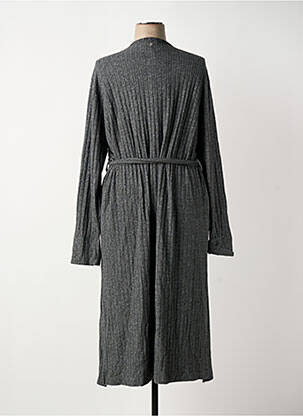 Gilet manches longues stretch gris SHEEGO femme