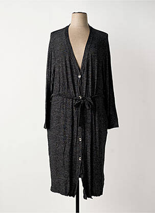 Gilet manches longues coupe cintrée noir SHEEGO femme