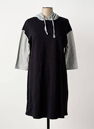 Robe courte manches 3/4 manches 3/4 noir SHEEGO femme
