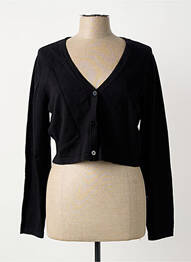 Gilet manches longues stretch noir SHEEGO femme