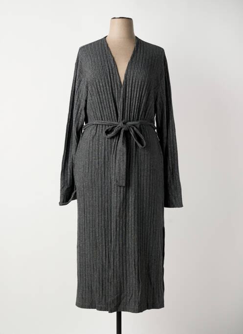 Gilet manches longues stretch gris SHEEGO femme