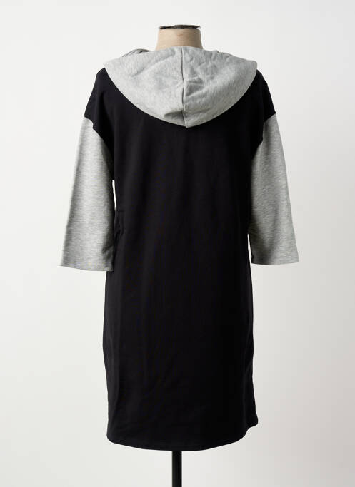 Robe courte manches 3/4 manches 3/4 noir SHEEGO femme
