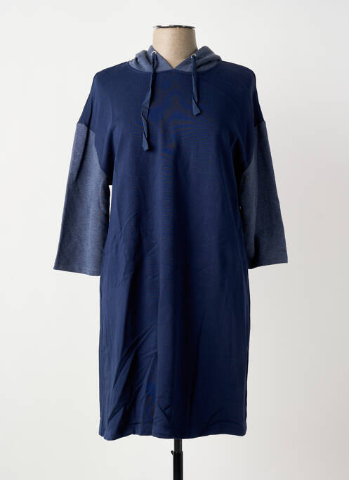 Robe courte manches 3/4 manches 3/4 bleu SHEEGO femme