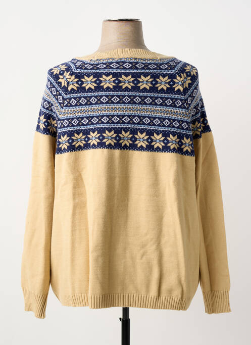 Gilet manches longues beige SHEEGO femme