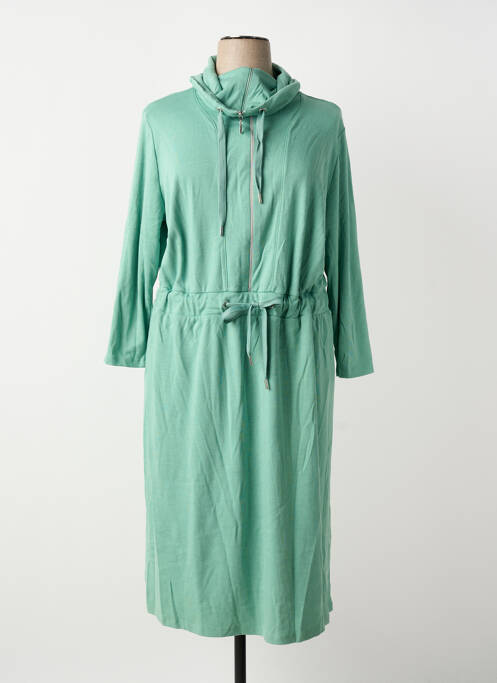 Robe mi-longue vert SHEEGO femme