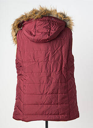 Doudoune poches a capuche rouge SHEEGO femme