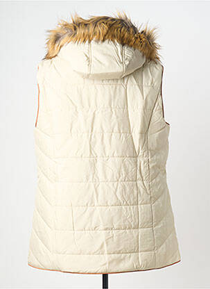 Doudoune poches a capuche beige SHEEGO femme