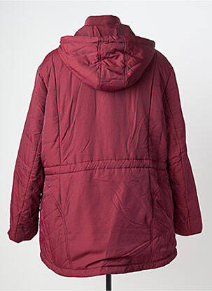 Doudoune poches a capuche rouge SHEEGO femme