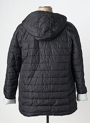 Doudoune poches a capuche noir SHEEGO femme