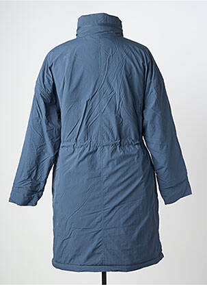 Doudoune poches a capuche bleu SHEEGO femme