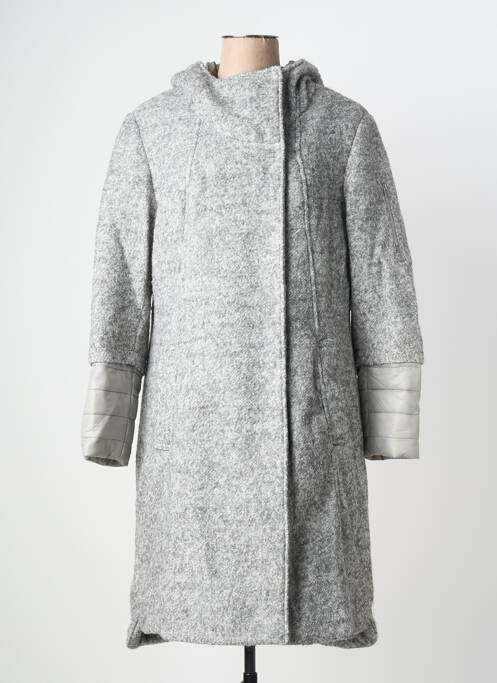 Manteau long gris SHEEGO femme