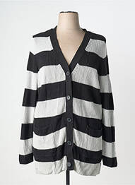 Gilet manches longues stretch noir SHEEGO femme