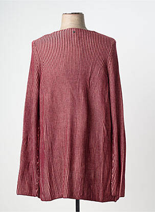 Gilet manches longues stretch rose SHEEGO femme