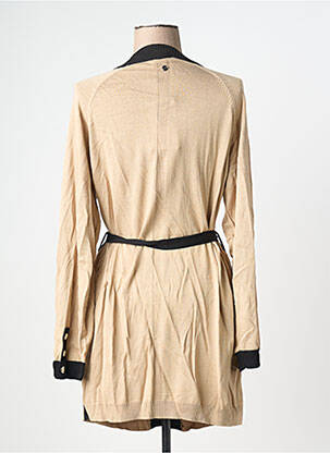 Gilet manches longues stretch beige SHEEGO femme