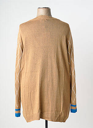 Gilet manches longues stretch beige SHEEGO femme
