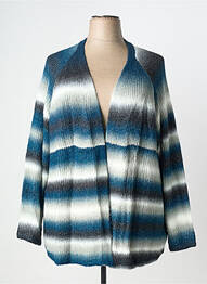 Gilet manches longues stretch bleu SHEEGO femme