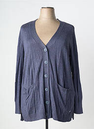 Gilet manches longues stretch bleu SHEEGO femme