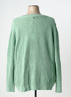 Gilet manches longues stretch vert SHEEGO femme