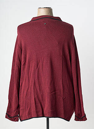 Veste casual coupe droite rouge SHEEGO femme