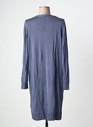 Gilet manches longues stretch bleu SHEEGO femme