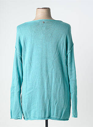 Pull stretch manches longues bleu SHEEGO femme