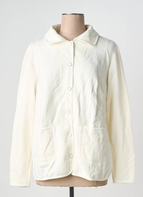 Veste casual coupe droite beige SHEEGO femme