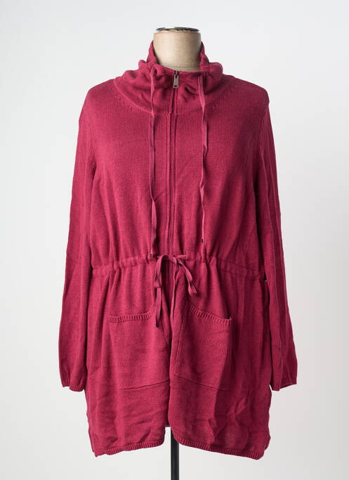 Veste casual poches violet SHEEGO femme