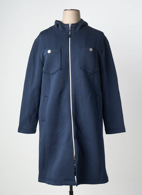 Veste casual coupe droite bleu SHEEGO femme