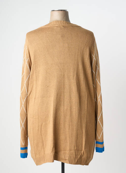 Gilet manches longues beige SHEEGO femme