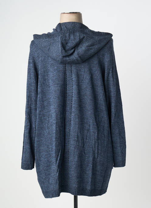 Gilet manches longues bleu SHEEGO femme