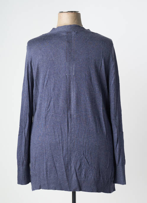 Gilet manches longues bleu SHEEGO femme