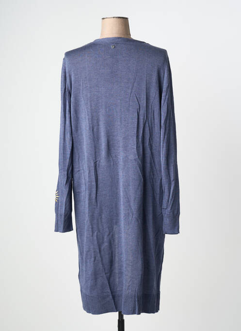 Gilet manches longues bleu SHEEGO femme