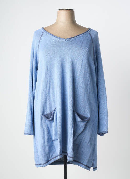Pull tunique bleu SHEEGO femme