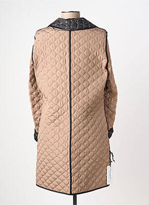 Manteau long coupe cintrée sans capuche marron GREGORY PAT femme