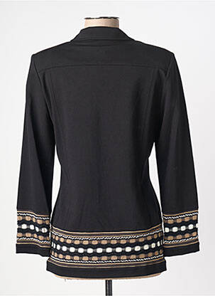 Veste casual col chemisier noir FRANCOISE F femme