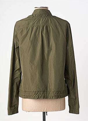 Veste casual col rond vert BARBARA LEBEK femme