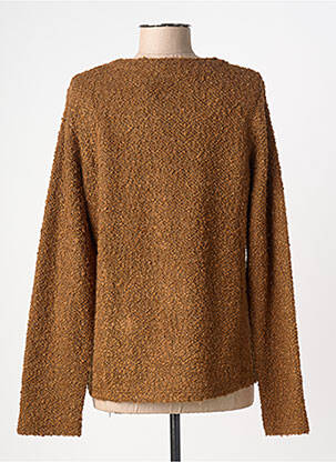Gilet manches longues col rond marron RABE femme