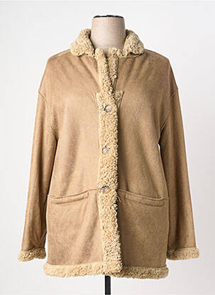 Veste casual coupe droite marron AN II VITO femme