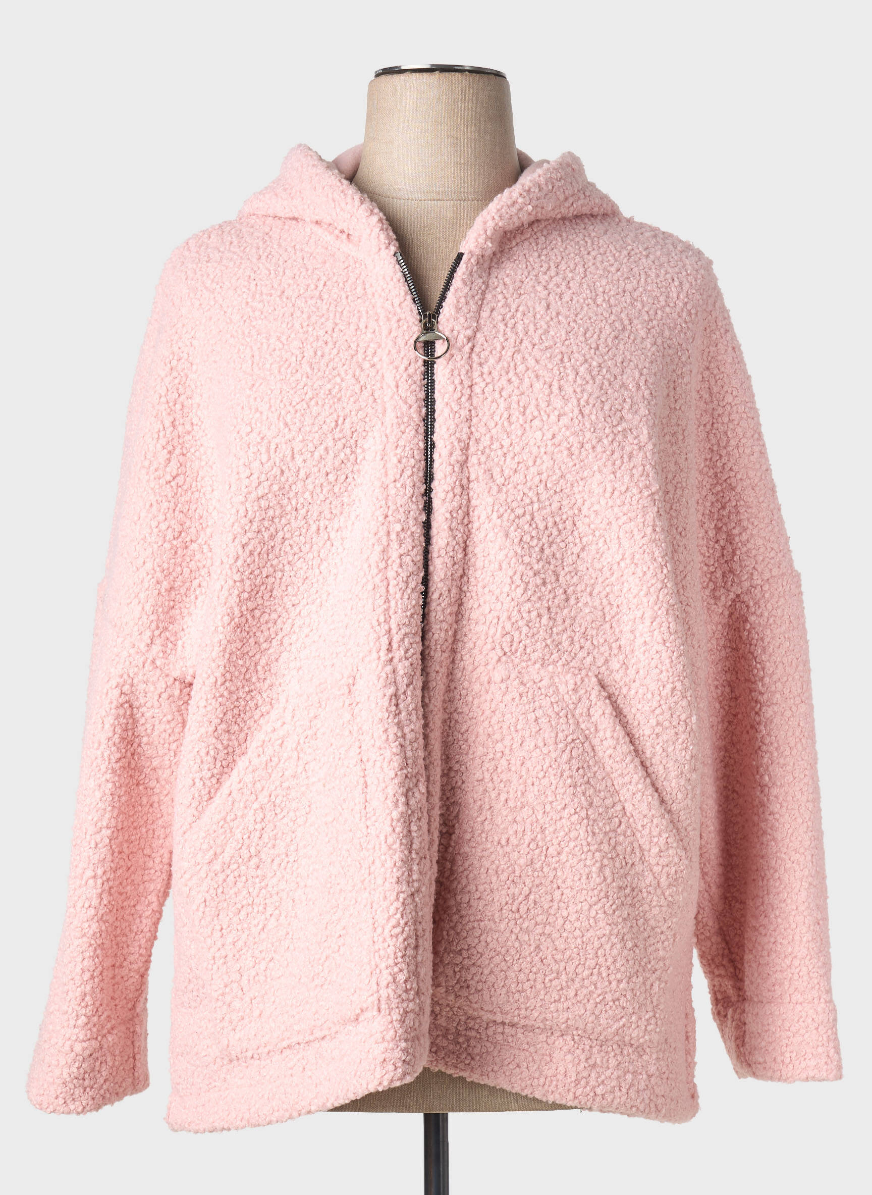 Veste casual coupe droite rose AN II VITO femme
