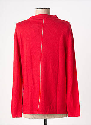 Pull coupe cintrée manches longues rouge RABE femme