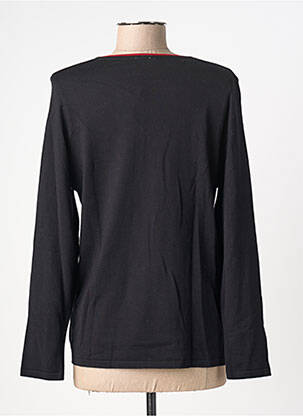 Top stretch manches longues noir GUY DUBOUIS femme