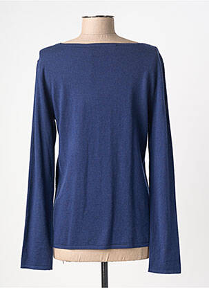 Pull coupe cintrée manches longues bleu ANANKE femme