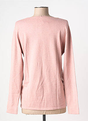 Pull coupe cintrée manches longues rose BARBARA LEBEK femme