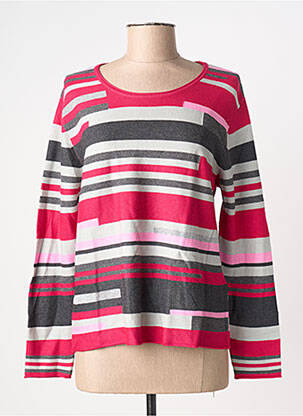 Pull coupe cintrée manches longues rose RABE femme
